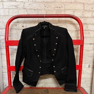 Military-Style Jacket (Black)